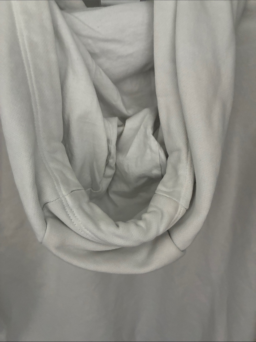 Nike Men’s White Hoodie with Black Swoosh - Picture 4 of 4